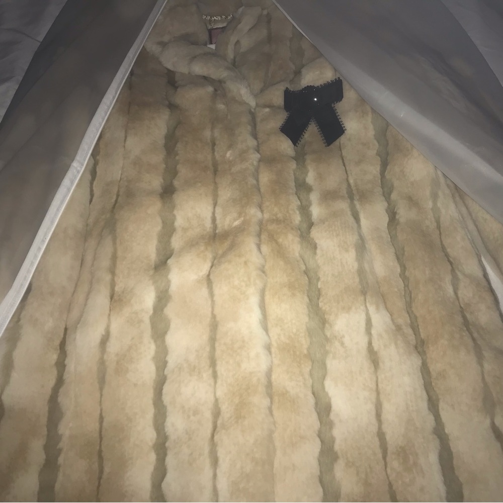 Faux fur coat